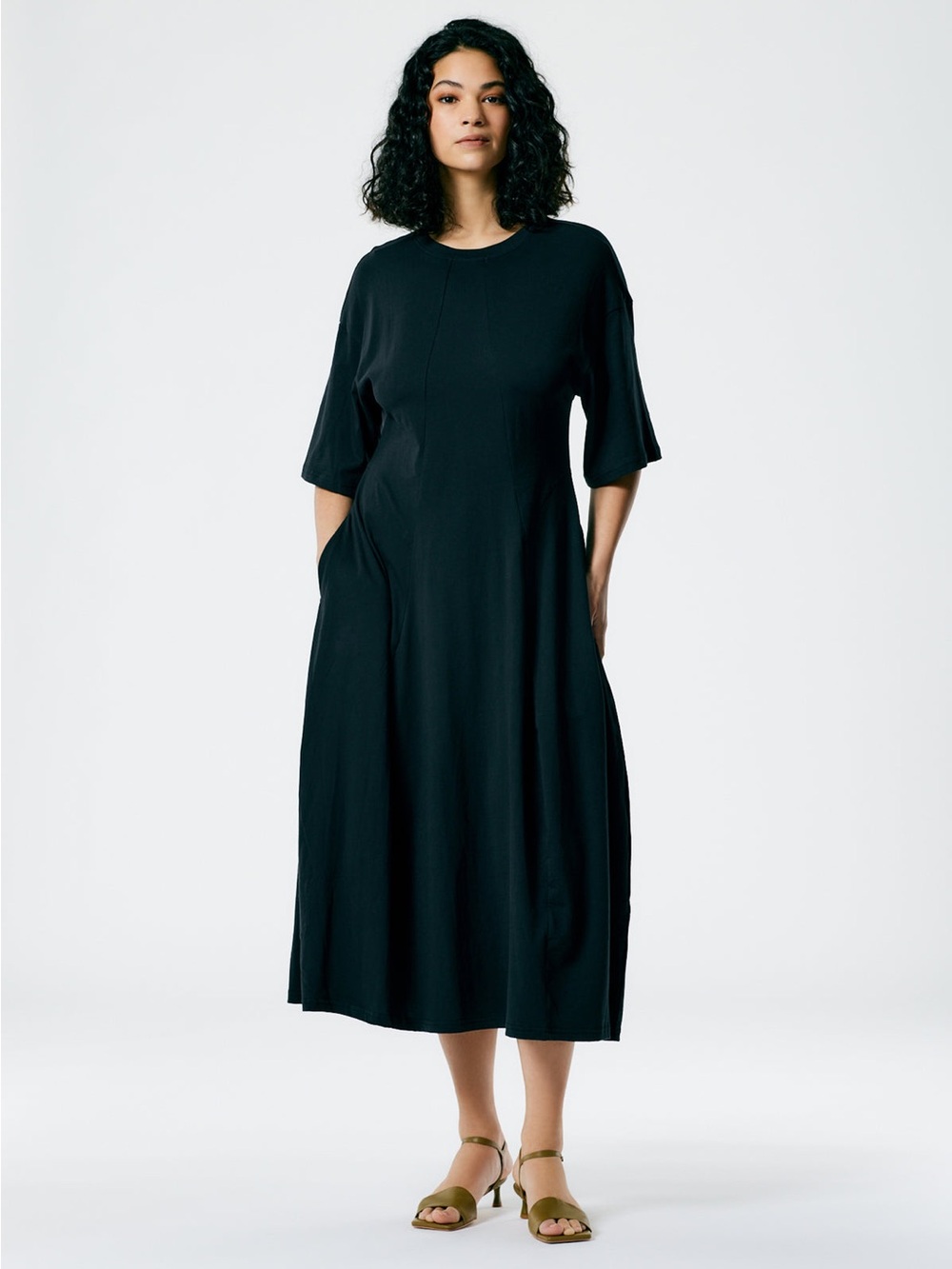 Tibi T-Shirt Dress, Black, size M